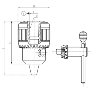 DKS-10S Chuck Key